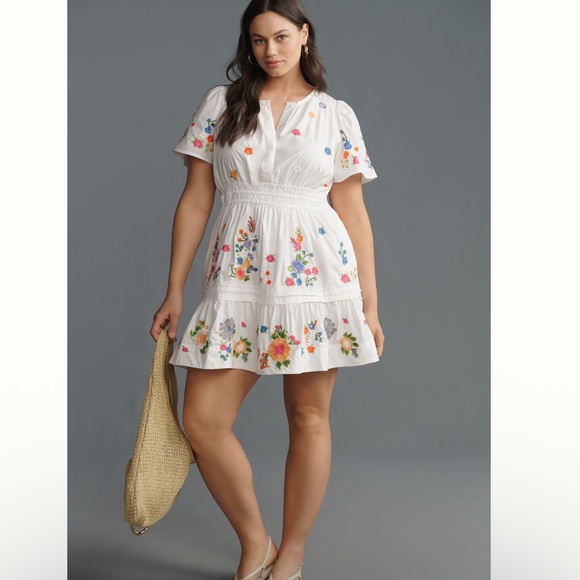 Anthropologie Dresses & Skirts - Nwt the Somerset embroidered mini dress
